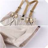 Conjunto social com suspensório