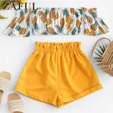 Conjunto verão abacaxi