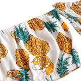 Conjunto verão abacaxi