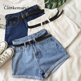 Shorts casuais cintura alta Amanda