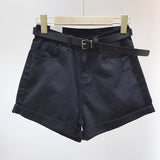 Shorts casuais cintura alta Amanda