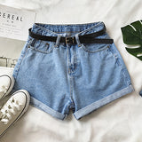 Shorts casuais cintura alta Amanda
