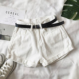 Shorts casuais cintura alta Amanda