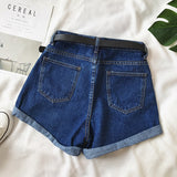 Shorts casuais cintura alta Amanda