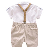 Conjunto social com suspensório